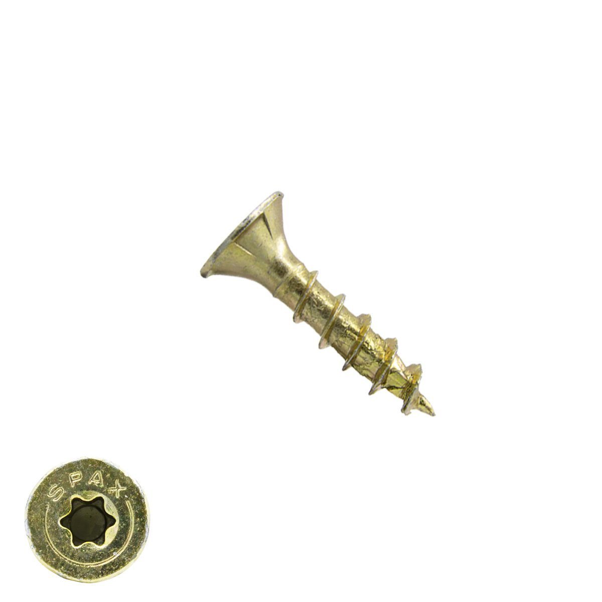 Spax Spanplattenschrauben 3,5x16mm gelb verzinkt Senkkopf TORX 200 Stück