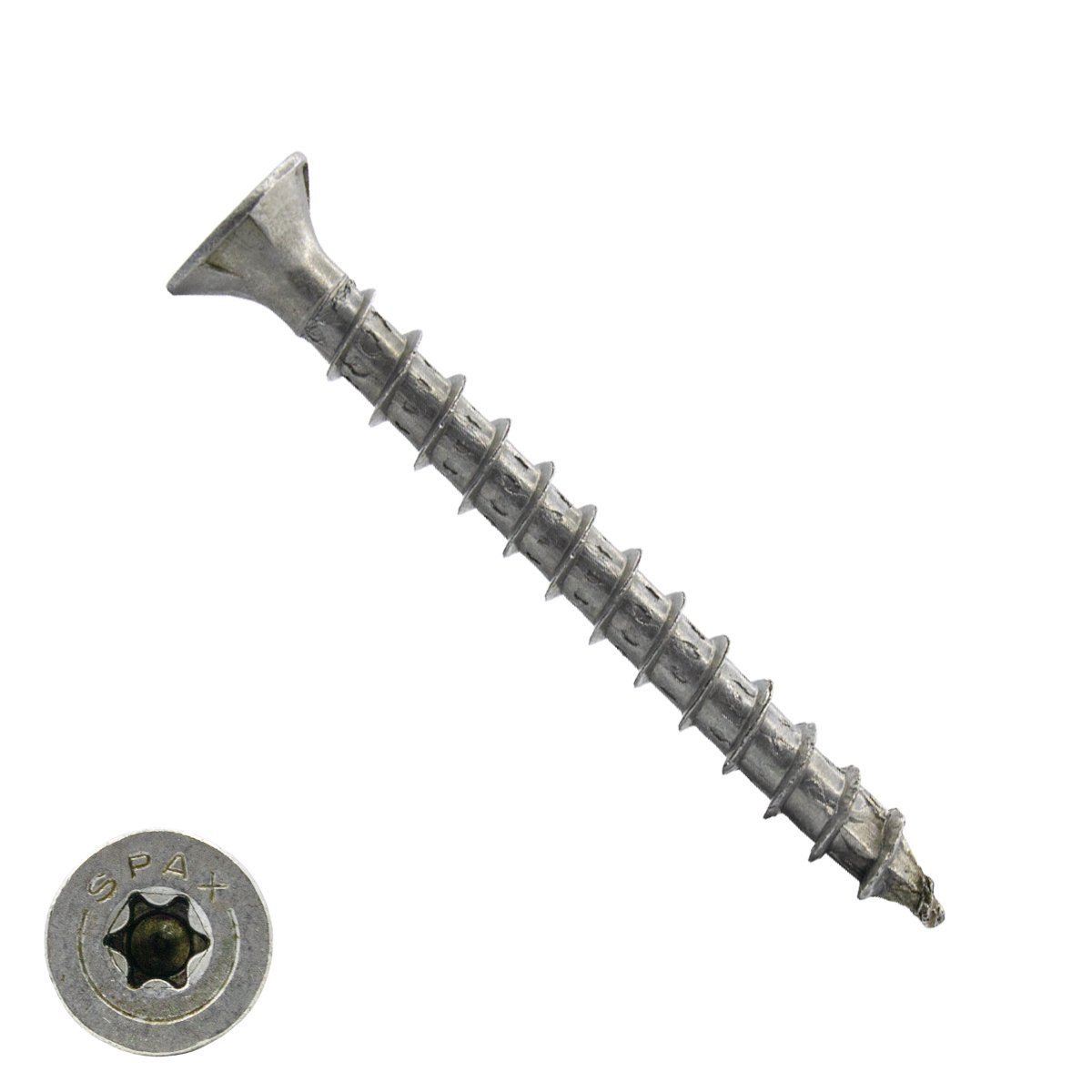 Spax Spanplattenschrauben 4,5x50mm Edelstahl A2 Senkkopf TORX 200 Stück