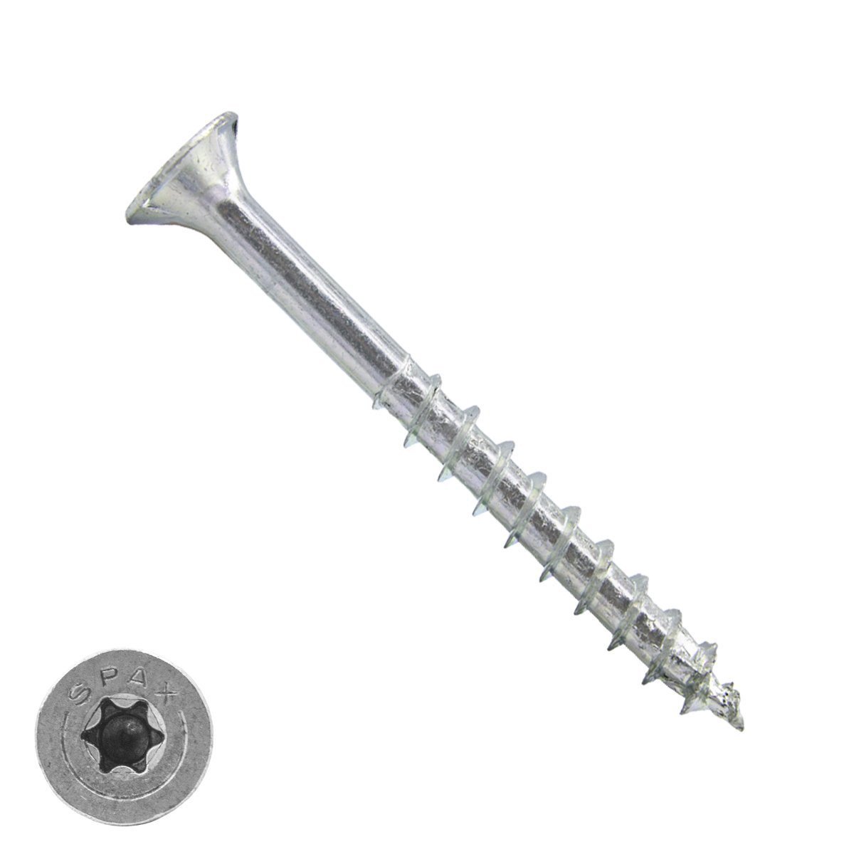 Spax Spanplattenschrauben 4x60mm Teilgewinde verzinkt Senkkopf TORX 100 Stück