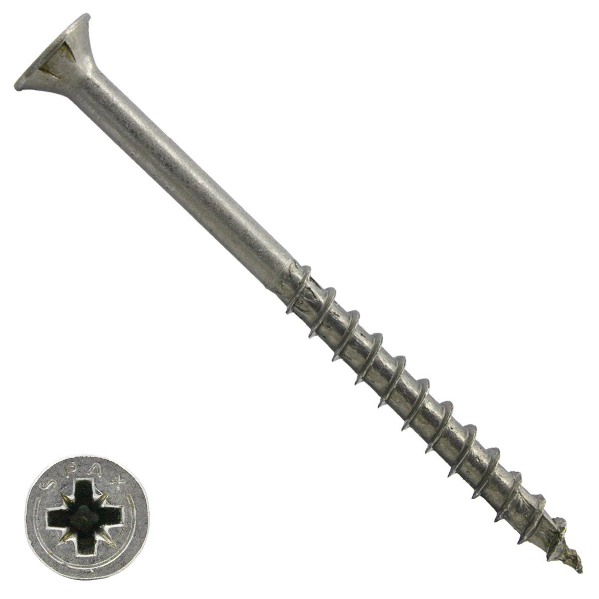 Spax Spanplattenschrauben 5x100mm Teilgewinde Edelstahl A2 Senkkopf POZI 100 Stück