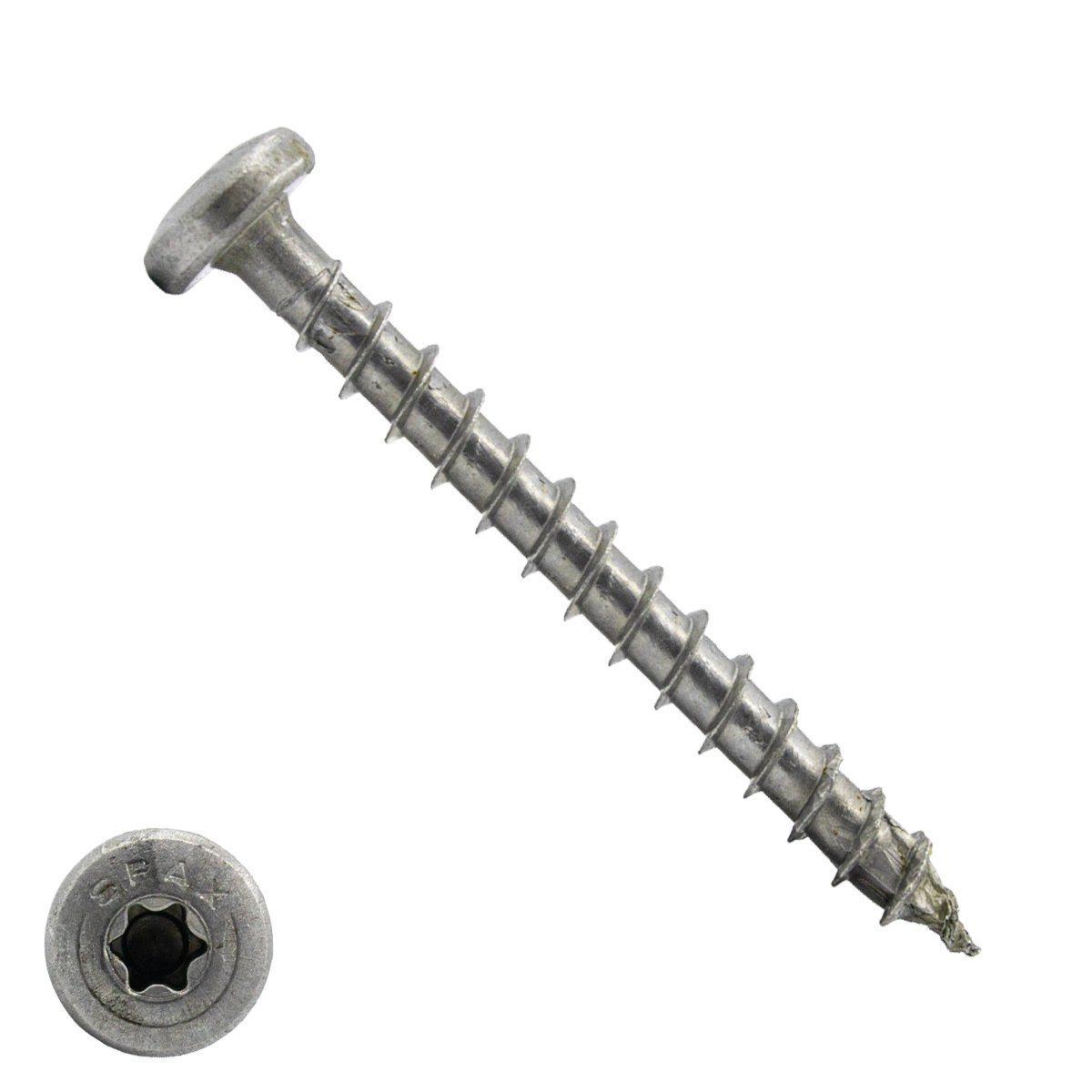 Spax Spanplattenschrauben 5x50mm Edelstahl A2 Linsenkopf TORX 200 Stück