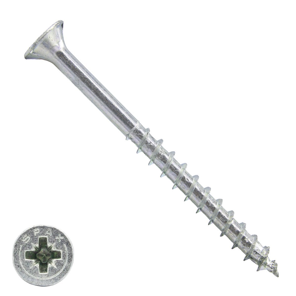 Spax Spanplattenschrauben 5x70mm Teilgewinde verzinkt Senkkopf POZI 200 Stück