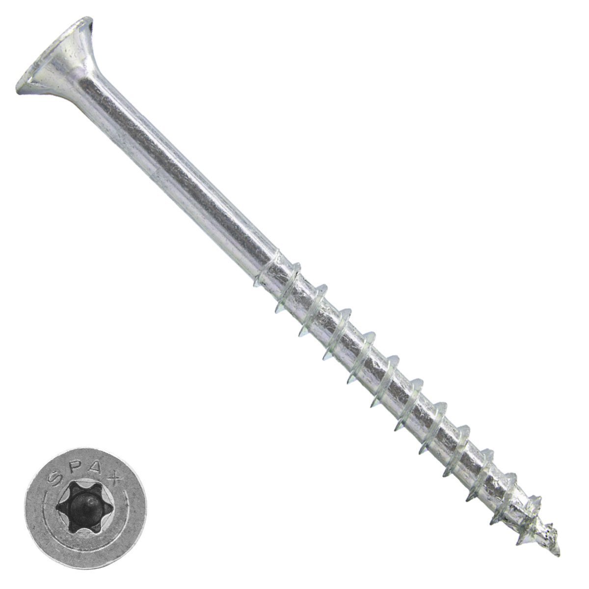 Spax Spanplattenschrauben 6x100mm Teilgewinde verzinkt Senkkopf TORX 100 Stück