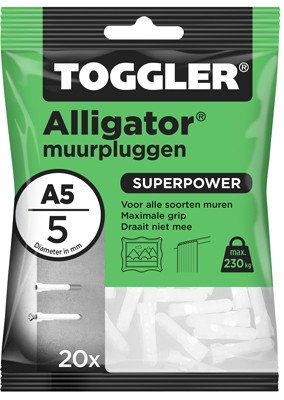Toggler Alligator Dübel A5 20 Stück