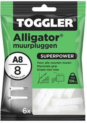 Toggler Alligator Dübel A8 6 Stück