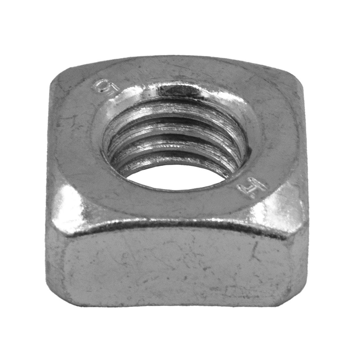 Vierkantmuttern M10 DIN557 Edelstahl A2 50 Stück