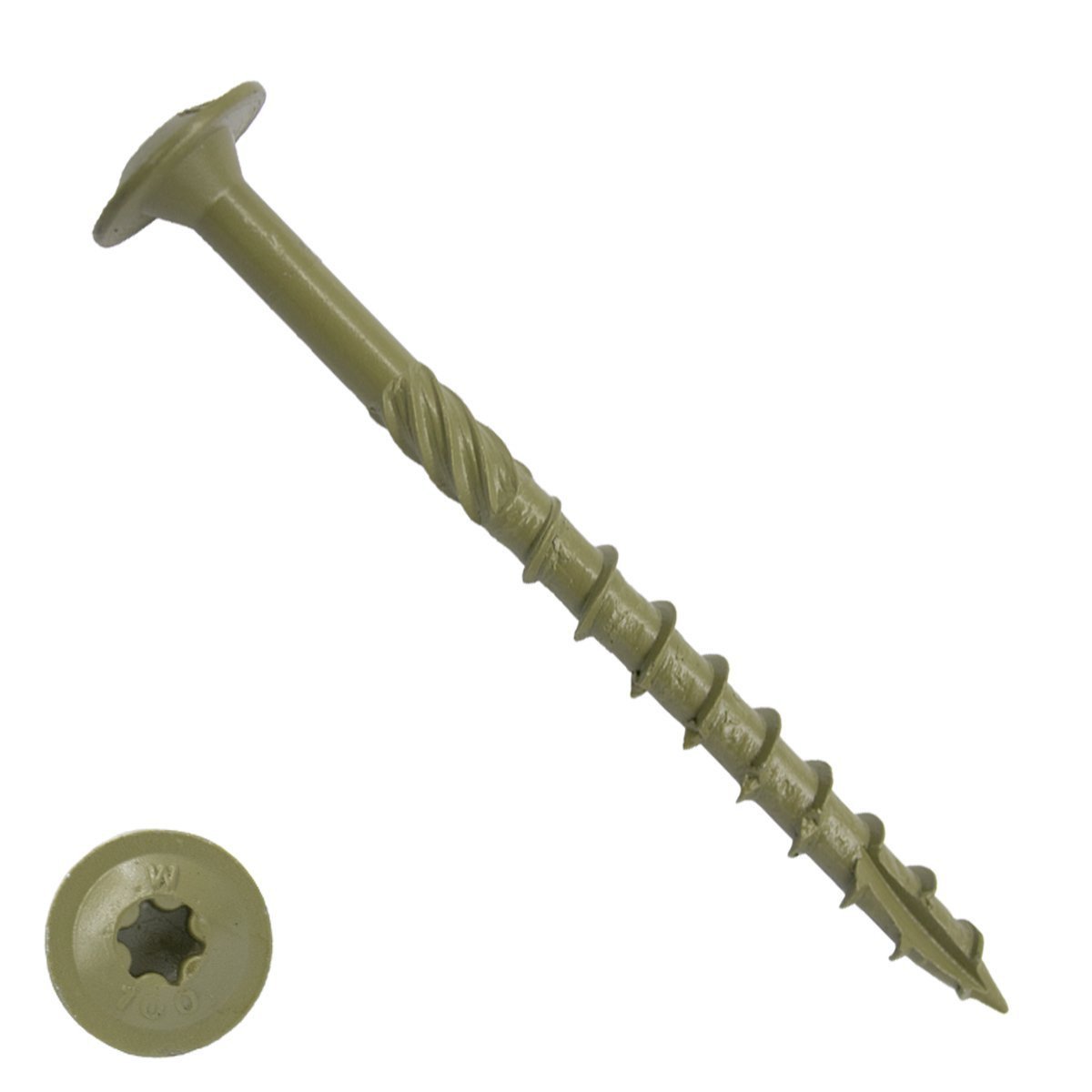 Woodies Tellerkopf Holzbauschrauben Shield TORX-40 8x80/50mm Teilgewinde 50 Stück