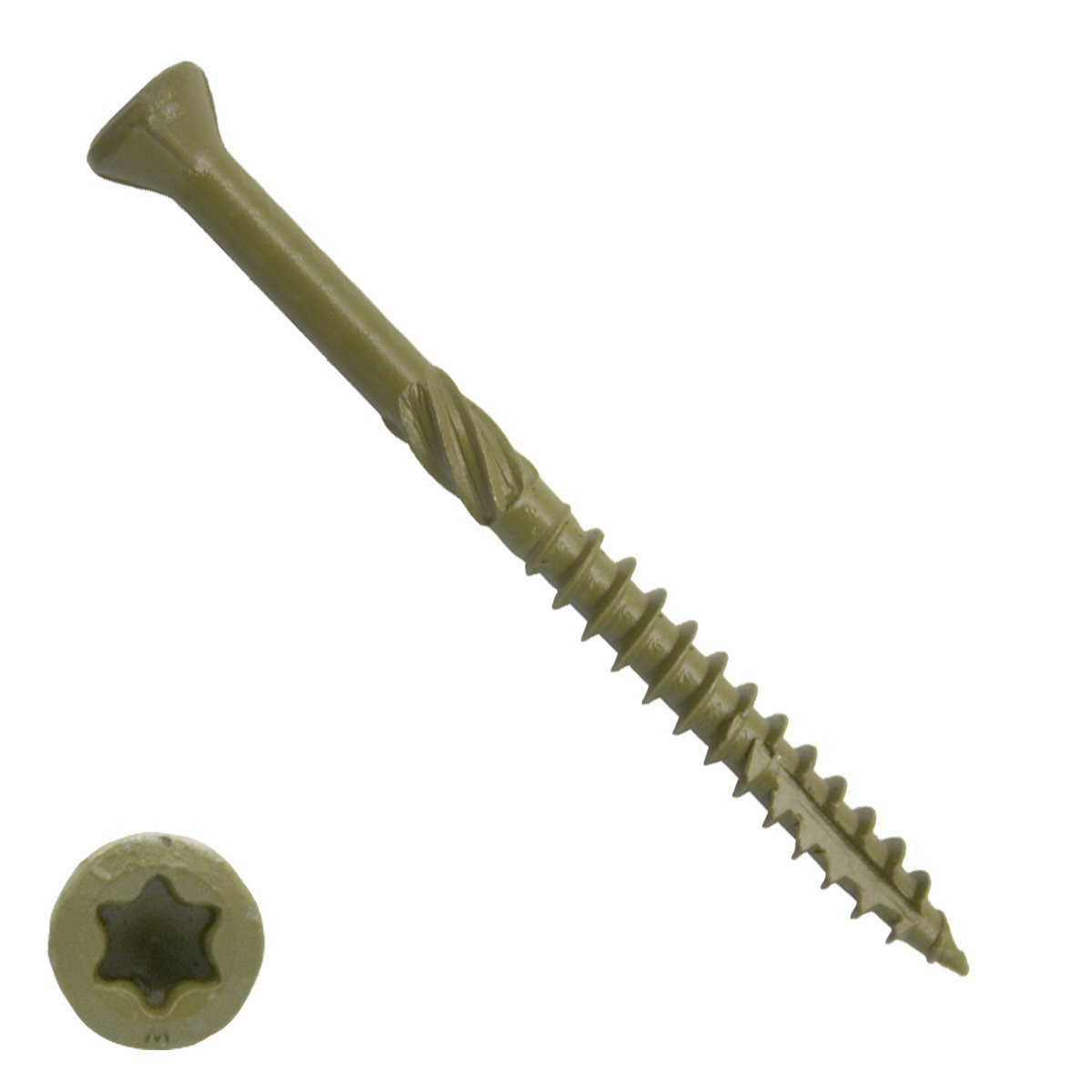 Woodies Terrassenschrauben Shield TORX-25 5x80mm Fräskopf  200 Stück