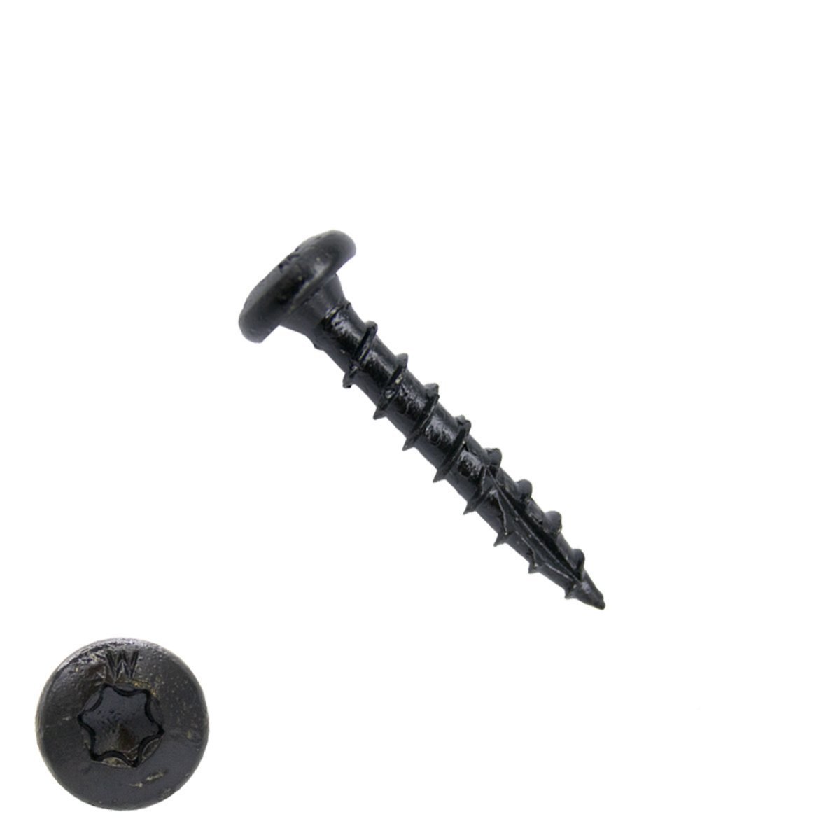 Woodies Zylinderkopfschrauben Blackline TORX-20 4x30mm 200 Stück 