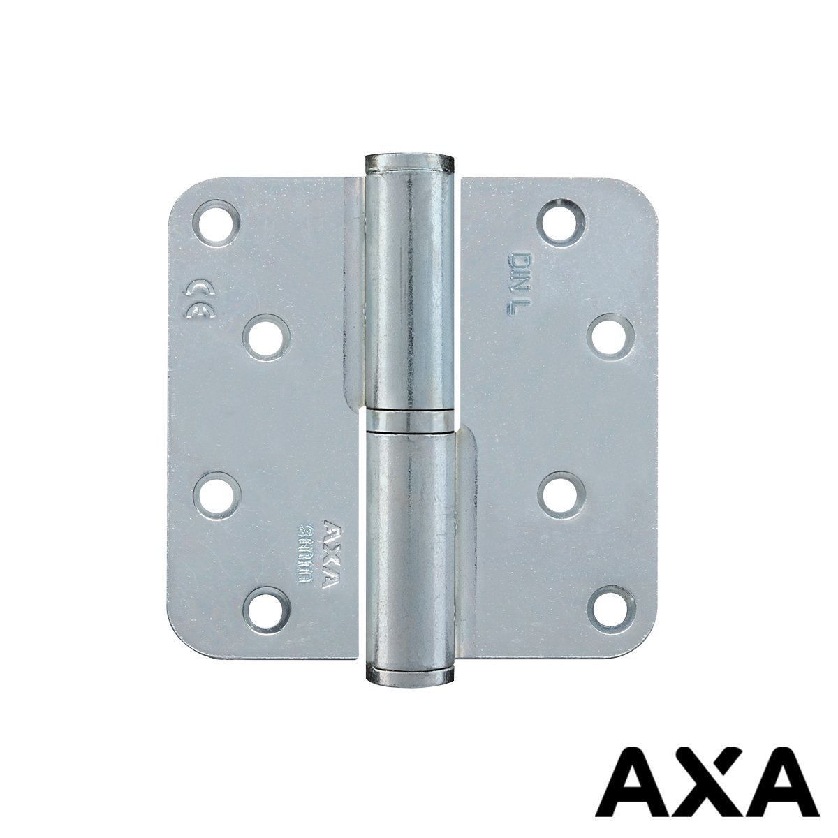 Türband scharnier 89x89mm runde Ecken links Stahl AXA