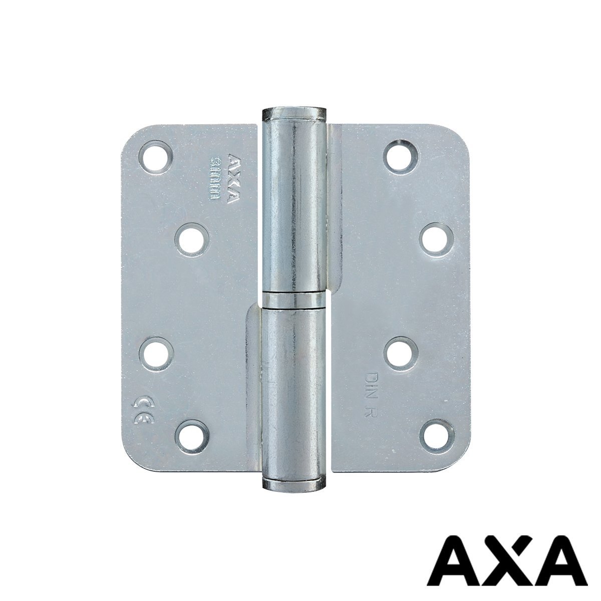 Türband scharnier 89x89mm runde Ecken rechts Stahl AXA