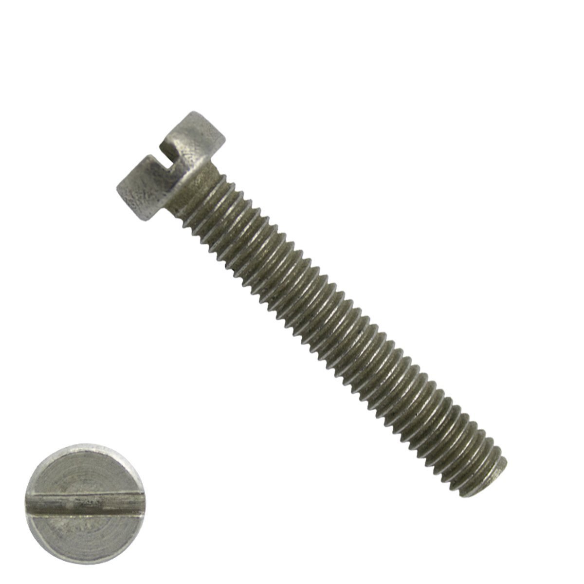 Zylinderschrauben mit Schlitz M3 x 50mm DIN84 Edelstahl A2  200 Stück