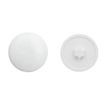 Abdeckkappen für Schrauben TORX-10 Weiß 25 Stück
