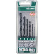 Alpen HSS-Metallbohrer Set TM6 6-teilig
