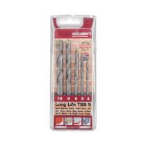 Alpen Steinbohrer Kassette Long Life 5-teilig
