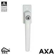 AXA Fensterverschluß 3350 Dreh-Kipp mit Zylinderschloß 7x32mm Weiss SKG**