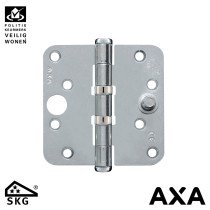 AXA Sicherheitsscharnier gelagert 89x89mm Runde Ecken Stahl SKG***