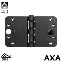 AXA smart easyfix Sicherheitsscharnier 89x125mm Runde Ecken Schwarz SKG***