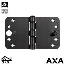 AXA smart easyfix Sicherheitsscharnier 89x150mm Runde Ecken Schwarz SKG***