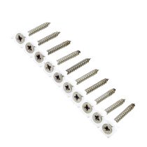 Bandschrauben für Holz 4x25mm Edelstahl A2 Senkkopf POZI 1000 Stück