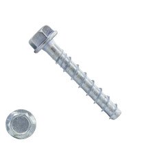 Betonschrauben 5x40mm verzinkt Sechkantkopf 100 Stück