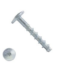Betonschrauben 6x40mm verzinkt Linsenkopf 100 Stück