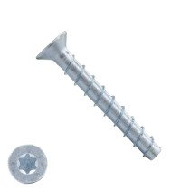 Betonschrauben 6x50mm verzinkt Senkkopf 100 Stück