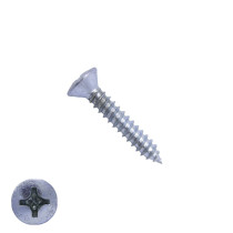 Blechschrauben verzinkt 4,2x16mm Linsensenkkopf philips DIN7983 200 Stück