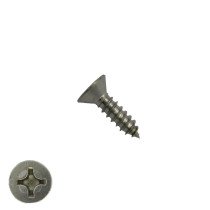 Blechschrauben Edelstahl A2 3,9x9,5mm Senkkopf philips DIN7982 200 Stück
