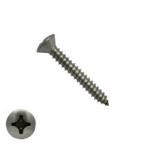 Blechschrauben Edelstahl A2 4,2x25mm Linsensenkkopf philips DIN7983 200 Stück