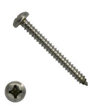 Blechschrauben Edelstahl A2 4,2x50mm Linsenkopf philips DIN7981 200 Stück