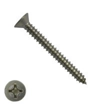 Blechschrauben Edelstahl A2 4,2x60mm Senkkopf philips DIN7982 200 Stück