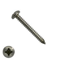 Blechschrauben Edelstahl A2 4,8x38mm Linsenkopf philips DIN7981 200 Stück
