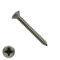 Blechschrauben Edelstahl A2 4,8x38mm Linsensenkkopf philips DIN7983 200 Stück