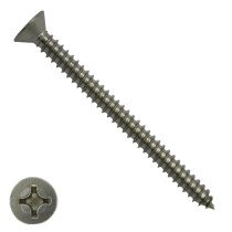 Blechschrauben Edelstahl A2 4,8x70mm Senkkopf philips DIN7982 200 Stück