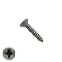 Blechschrauben Edelstahl A2 5,5x16mm Linsensenkkopf philips DIN7983 200 Stück