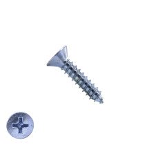 Blechschrauben verzinkt 4,8x16mm Senkkopf philips DIN7982 200 Stück