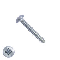 Blechschrauben verzinkt 4,8x32mm Linsenkopf philips DIN7981 200 Stück