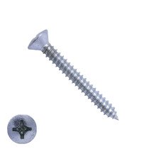 Blechschrauben verzinkt 4,8x45mm Linsensenkkopf philips DIN7983 200 Stück