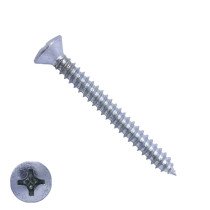 Blechschrauben verzinkt 4,8x50mm Linsensenkkopf philips DIN7983 200 Stück