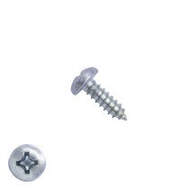 Blechschrauben verzinkt 4,8x9,5mm Linsenkopf philips DIN7981 200 Stück