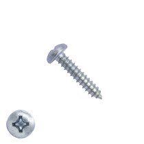 Blechschrauben verzinkt 5,5x22mm Linsenkopf philips DIN7981 200 Stück