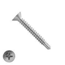 Bohrschrauben Edelstahl A2 4,2x38mm Senkkopf philips DIN7504-P 200 Stück