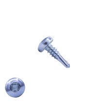 Bohrschrauben verzinkt 3,5x13mm Linsenkopf squaredrive DIN7504-V 200 Stück