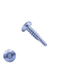 Bohrschrauben verzinkt 4,8x19mm Linsenkopf squaredrive DIN7504-V 200 Stück
