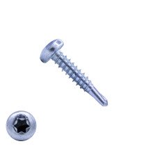 Bohrschrauben verzinkt 4,8x32mm Linsenkopf TORX DIN7504-N 200 Stück