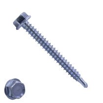 Bohrschrauben verzinkt 4,8x50mm Sechskantkopf DIN7504-K 200 Stück