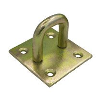 Decksplatte 40x40mm gelb verzinkt 1 Stück