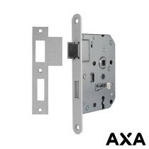 Doppelschloß 55mm Frontplatte Weiß incl sluitplaat AXA