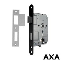 Doppelschloss PZ55 Frontplatte Schwarz inkl. Schließplatte AXA